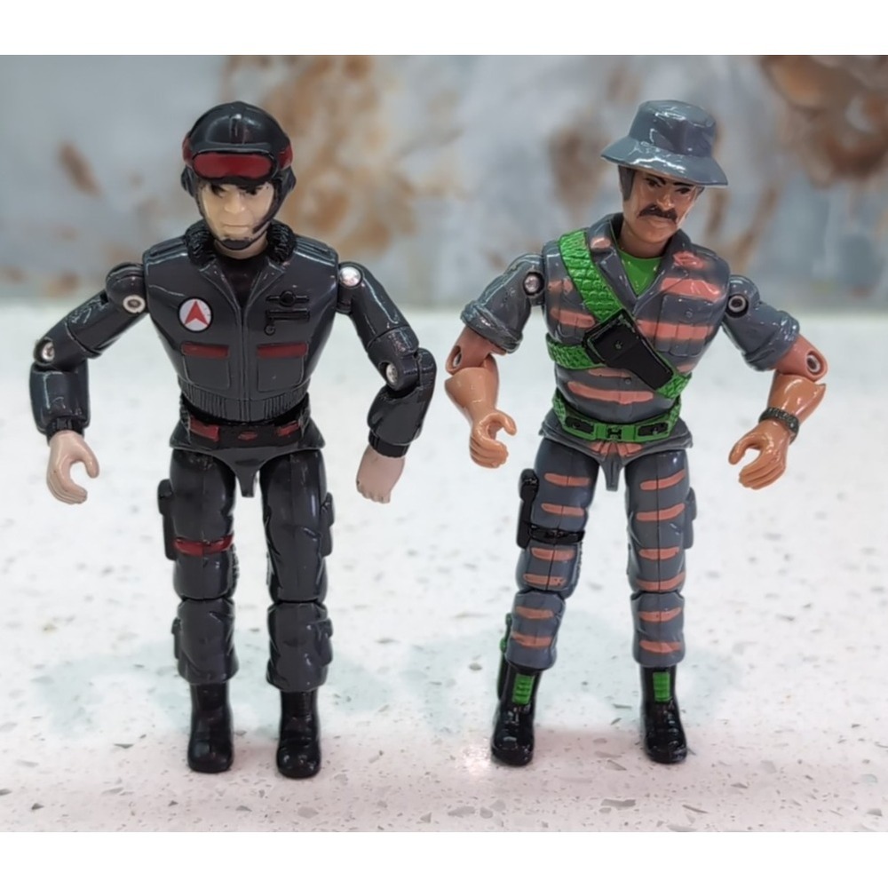 Lot of 2 VTG Lanard The Corps Gunner O'Grady Pilot + Whipsaw Artillery
